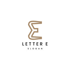 Initial Letter E Creative Logo