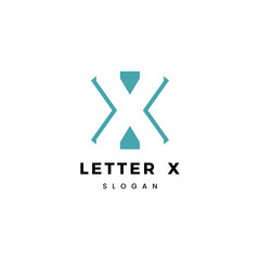 Fototapeta premium Letter X logo icon design template elements