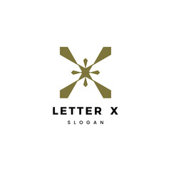 Letter X logo icon design template elements