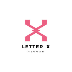 Obraz premium Letter X logo icon design template elements