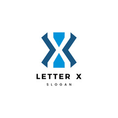 Letter X logo icon design template elements