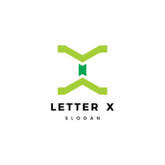 Letter X logo icon design template elements