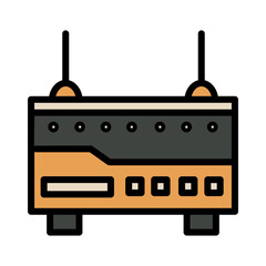 Hardware Pc Parts Filled Outline Icon