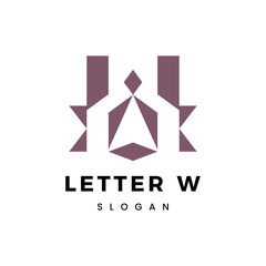 Letter W logo icon design template elements