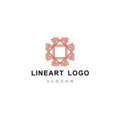 Fototapeta premium Lineart logo vector illustration