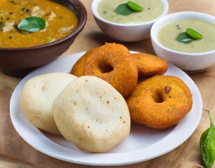 idli vada south indian food
