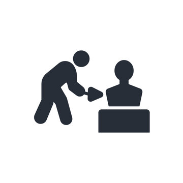 recommend clip art: Sculpture icon. vector.Editable stroke.linear style sign for use web design,logo.Symbol illustration.