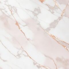 White and Rose Gold Marble Stone Background