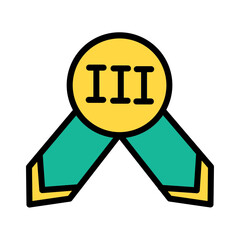 Win Gift Prize Filled Outline Icon