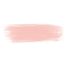 Pastel pink textured paint smudge, isolated transparent design element