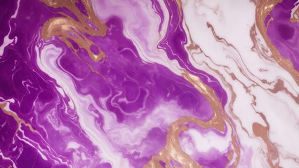 Purple and Rose Gold Marble Stone Background