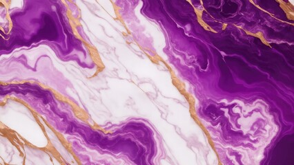 Purple and Rose Gold Marble Stone Background