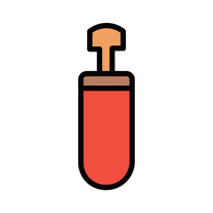 Chisel Tool Work Filled Outline Icon