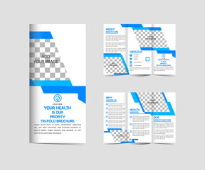 Medical Tri-Fold Brochure Design  editable