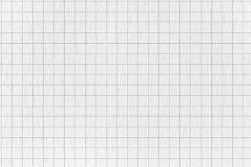 Crumpled black checkered paper texture realisric White blank notebook sheet with grid note page mock up educational template