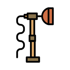 Camera Light Meter Filled Outline Icon