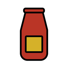 Bake Eating Desert Filled Outline Icon