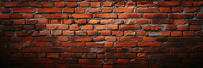  Old red brick wall background, Texture of old dark brown and red brick