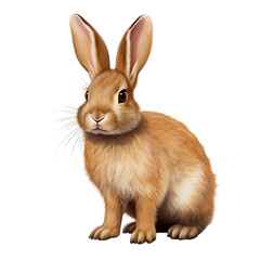 Obraz premium white rabbit isolated on white