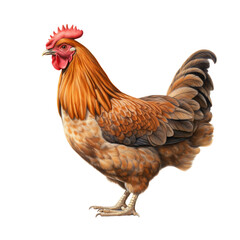 Fototapeta premium rooster isolated on white background