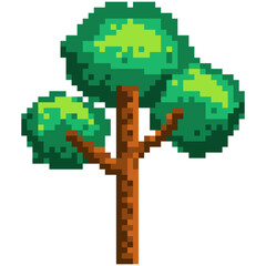 Pixel, 8 bit, tree pixel