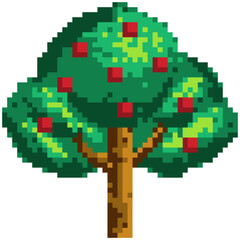 Obraz premium Pixel, 8 bit, tree pixel