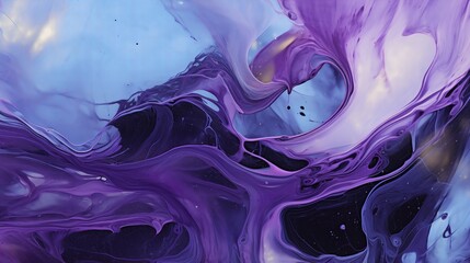 Vibrant Fluid Art Abstract Background
