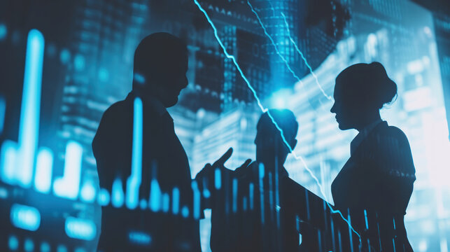 A Group of business people sharing the ideas