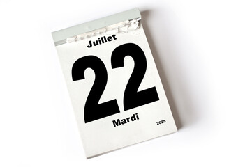  22  Juillet 2025