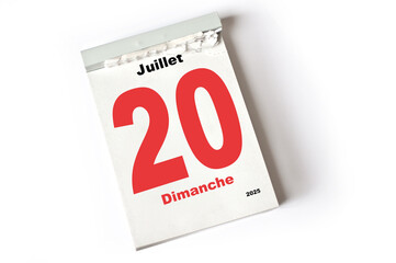 20   Juillet 2025