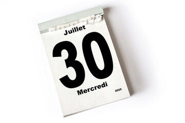 30   Juillet 2025