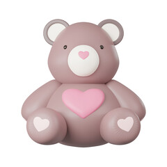 Valentine bear love