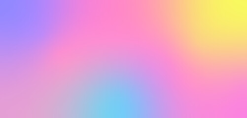 Rainbow abstract pastel gradient background with blur effect. Vector banner wallpaper texture.
