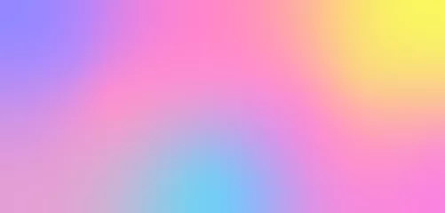 Tuinposter Rainbow abstract pastel gradient background with blur effect. Vector banner wallpaper texture. © Ekaterina