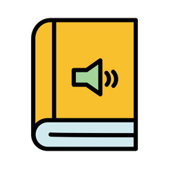 Book Learning School Filled Outline Icon
