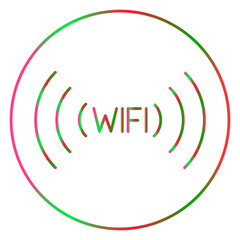 wifi gradien icon