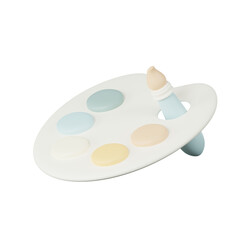 3D icon painting palette
