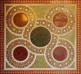 Mosaic decoration in Arab-Christian style