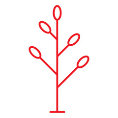 tree red icon