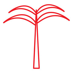 tree red icon