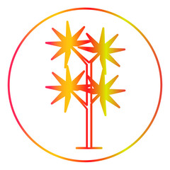 tree gradien icon