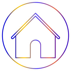 home gradien icon