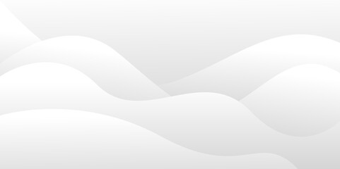 Abstract white and light gray wave modern soft luxury texture with smooth and clean vector subtle background illustration.