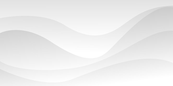 Abstract white and light gray wave modern soft luxury texture with smooth and clean vector subtle background illustration.