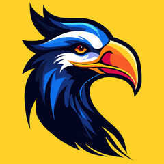 Fototapeta premium Bird Head Logo unique Creative Design