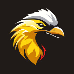 Fototapeta premium Bird Head Logo unique Creative Design