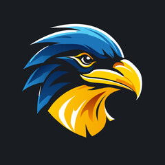 Fototapeta premium Bird Head Logo unique Creative Design