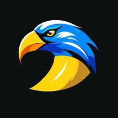 Obraz premium Bird Head Logo unique Creative Design