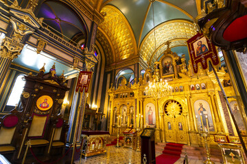 Naklejka premium Beautiful view of the Bulgarian Church of St. Stephen in Istanbul
