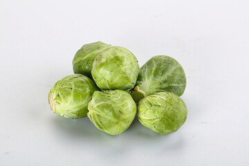 Organic raw cabbage - Brussels sprout